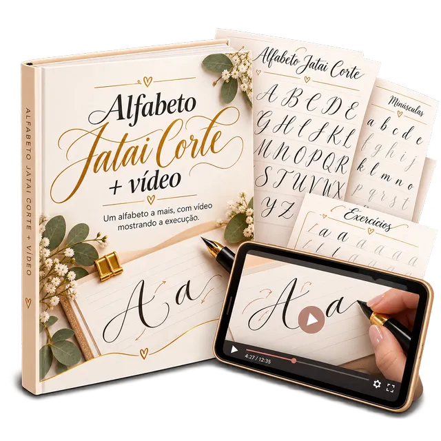 Alfabeto Jatai Corte com vídeo